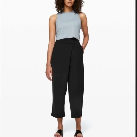 lululemon athletica Pants - Lululemon With The Flow Pants Black 6